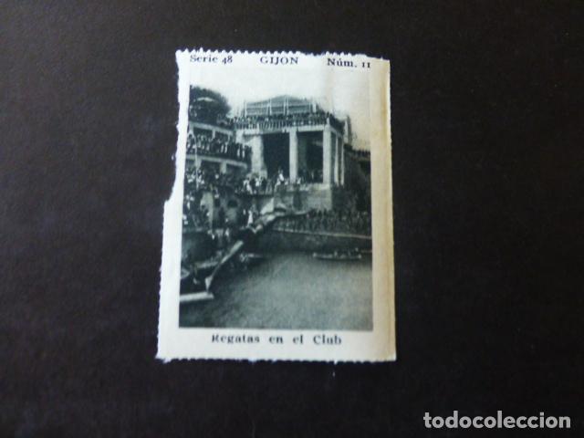 Colecionismo Cromos antigos: GIJON ASTURIAS REGATAS EN EL CLUB ANTIGUO CROMO A&Ntilde;OS 30