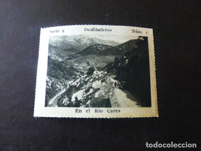 Collectable Antique Stickers: RIO CARES ASTURIAS DESFILADEROS ANTIGUO CROMO A&Ntilde;OS 30