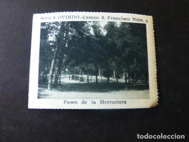 Collectable Antique Stickers: OVIEDO ASTURIAS CAMPO DE SAN FRANCISCO CROMO A&Ntilde;OS 30