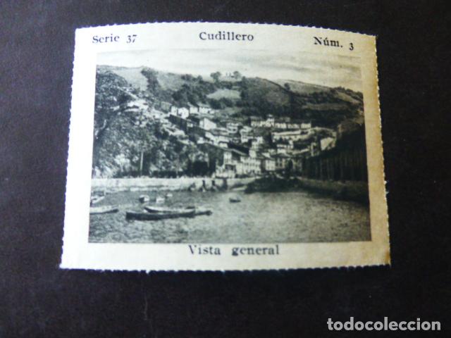 Coleccionismo Cromos antiguos: CUDILLERO ASTURIAS VISTA GENERAL CROMO A&Ntilde;OS 30