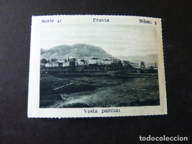 Collezionismo Figurine antiche: PRAVIA ASTURIAS VISTA PARCIAL CROMO A&Ntilde;OS 30