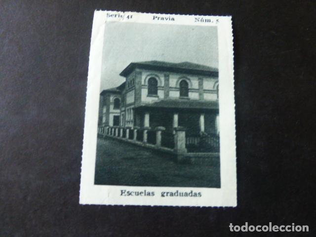 Coleccionismo Cromos antiguos: PRAVIA ASTURIAS ESCUELAS GRADUADAS CROMO A&Ntilde;OS 30