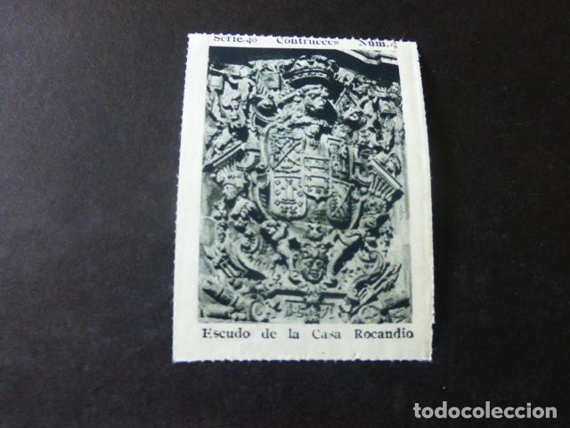 Collezionismo Figurine antiche: CONTRUECES ASTURIAS ESCUDO DE LA CASA ROCANDIO CROMO A&Ntilde;OS 30
