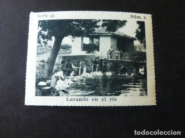 Collezionismo Figurine antiche: ASTURIAS LAVANDO EN EL RIO CROMO A&Ntilde;OS 30
