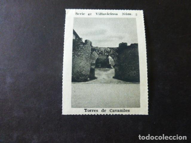 Collectable Antique Stickers: VILLAVICIOSA ASTURIAS TORRES DE CAVANILES CROMO A&Ntilde;OS 30