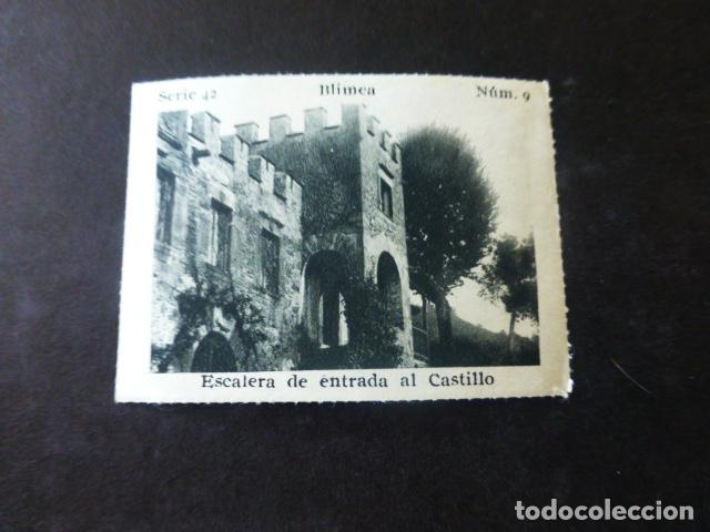 Coleccionismo Cromos antiguos: BLIMEA ASTURIAS ESCALERA DE ENTRADA AL CASTILLO CROMO A&Ntilde;OS 30