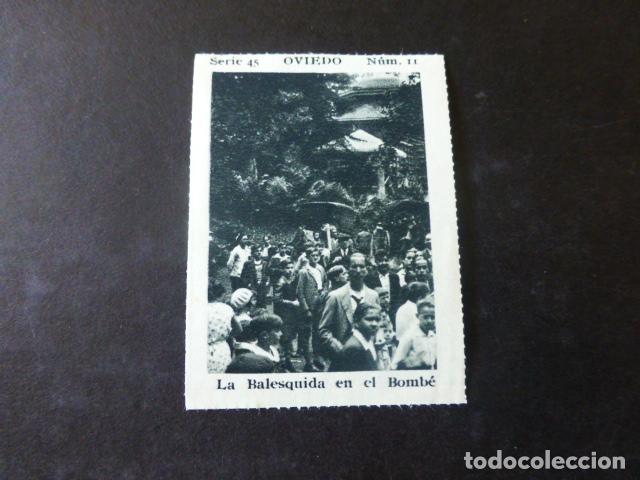 Collezionismo Figurine antiche: OVIEDO ASTURIAS LA BALESQUIDA EN EL BOMB&Eacute; CROMO A&Ntilde;OS 30