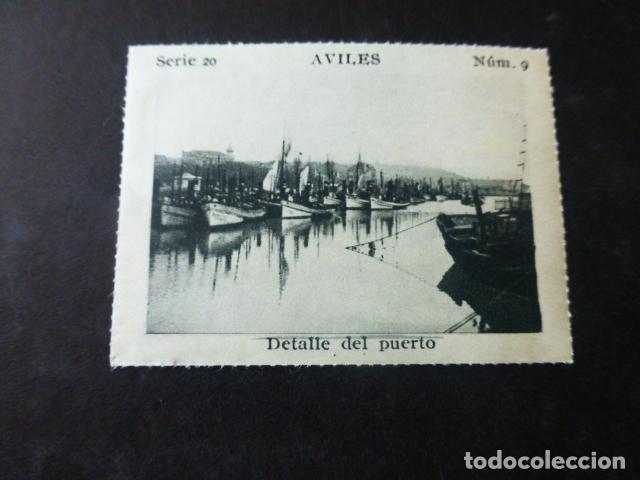Sammeln alte Sammelbilder: AVILES ASTURIAS DETALLE DEL PUERTO CROMO A&Ntilde;OS 30