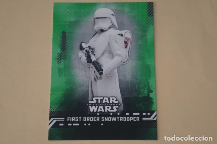 Coleccionismo cromos antiguos: TRADING CARD DE STAR WARS EL ASCENSO DEL SKYWALKER N&ordm; 34 VERDE A&Ntilde;O 2019 DE TOPPS