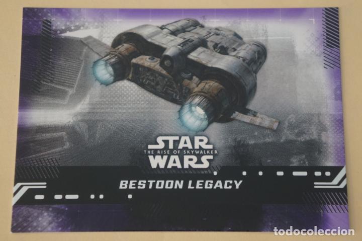 Coleccionismo cromos antiguos: TRADING CARD DE STAR WARS EL ASCENSO DEL SKYWALKER N&ordm; 57 MORADO A&Ntilde;O 2019 DE TOPPS