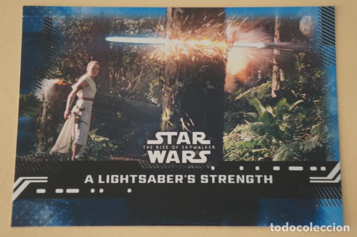 Coleccionismo cromos antiguos: TRADING CARD DE STAR WARS EL ASCENSO DEL SKYWALKER N&ordm; 73 AZUL A&Ntilde;O 2019 DE TOPPS