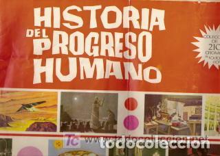 Coleccionismo cromos antiguos: HISTORIA DEL PROGRESO HUMANO - 97 CROMOS DIFERENTES - Foto 1