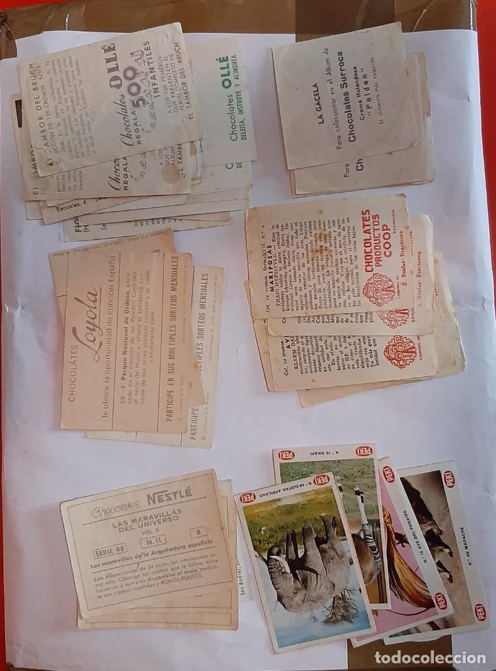 Coleccionismo cromos antiguos: Lote de 233 cromos de chocolates varias marcas - Foto 1