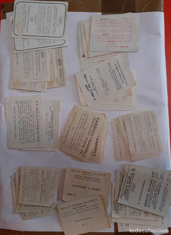 Coleccionismo cromos antiguos: Lote de 233 cromos de chocolates varias marcas - Foto 2