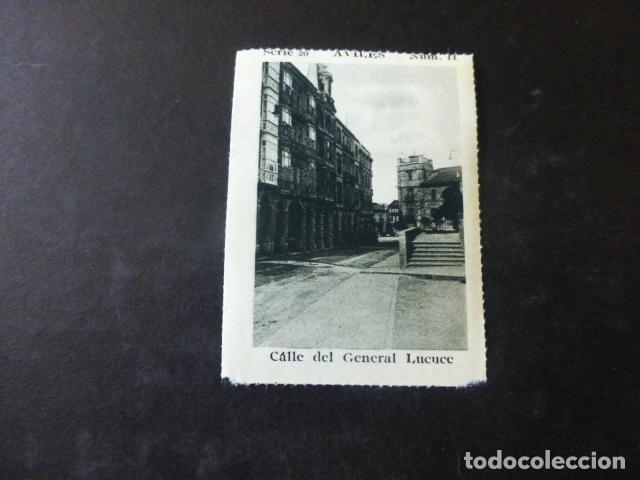 Collectable Antique Stickers: AVILES ASTURIAS CALLE DEL CARDENAL LUCUCE CROMO A&Ntilde;OS 30