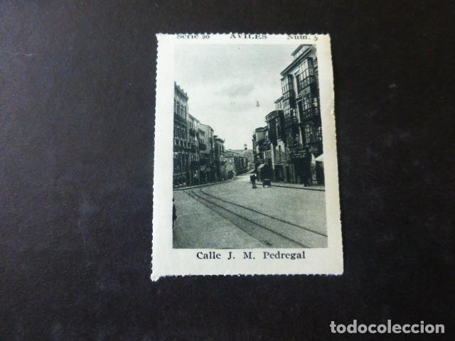 Sammeln alte Sammelbilder: AVILES ASTURIAS CALLE J. M. PEDREGAL CROMO A&Ntilde;OS 30