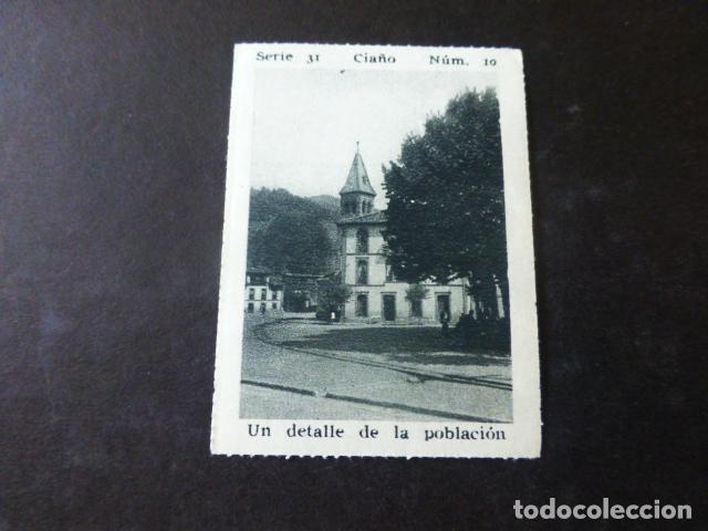 Collectable Antique Stickers: CIA&Ntilde;O ASTURIAS DETALLE DE LA POBLACION CROMO A&Ntilde;OS 30