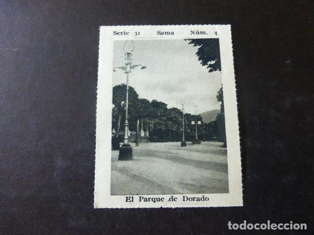 Colecionismo Cromos antigos: SAMA DE LANGREO ASTURIAS EL PARQUE DE DORADO CROMO A&Ntilde;OS 30