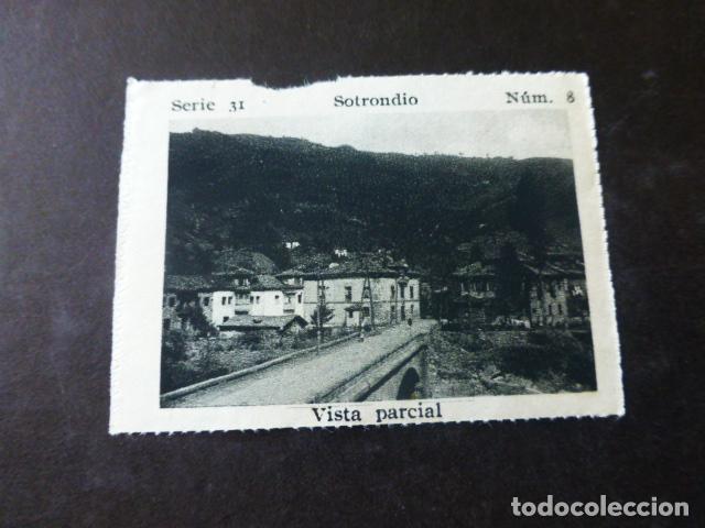 Collezionismo Figurine antiche: SOTRONDIO ASTURIAS VISTA PARCIAL CROMO A&Ntilde;OS 30