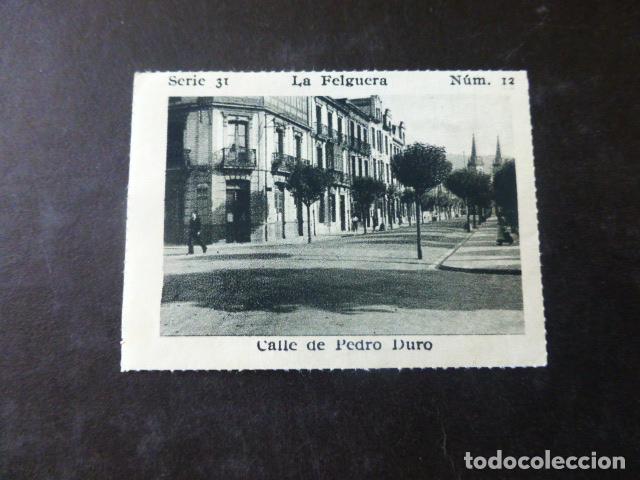 Sammeln alte Sammelbilder: LA FELGUERA ASTURIAS CALLE DE PEDRO DURO CROMO A&Ntilde;OS 30