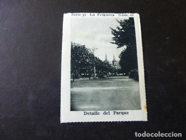 Colecionismo Cromos antigos: LA FELGUERA ASTURIAS DETALLE DEL PARQUE CROMO A&Ntilde;OS 30
