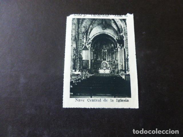 Sammeln alte Sammelbilder: VALDEDIOS ASTURIAS NAVE CENTRAL DE LA IGLESIA CROMO A&Ntilde;OS 30