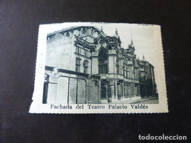 Collezionismo Figurine antiche: AVILES ASTURIAS FACHADA DEL TEATRO PALACIO VALDES CROMO A&Ntilde;OS 30