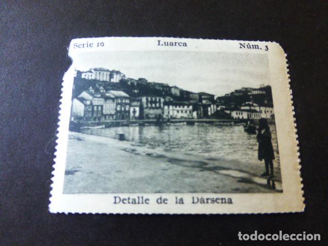 Sammeln alte Sammelbilder: LUARCA ASTURIAS DETALLE DE LA DARSENA CROMO A&Ntilde;OS 30