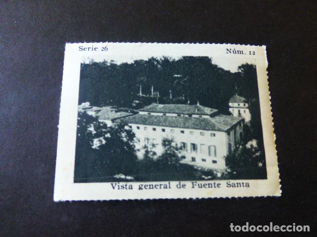 Colecionismo Cromos antigos: FUENTE SANTA ASTURIAS VISTA GENERAL ANTIGUO CROMO A&Ntilde;OS 30