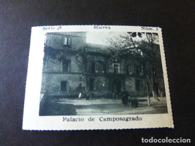 Collectable Antique Stickers: MIERES ASTURIAS PALACIO DE CAMPOSAGRADO ANTIGUO CROMO A&Ntilde;OS 30