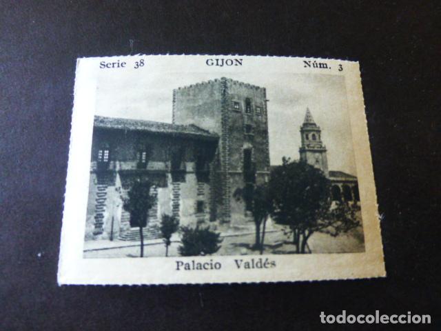 Colecionismo Cromos antigos: GIJON ASTURIAS PALACIO VALDES ANTIGUO CROMO A&Ntilde;OS 30