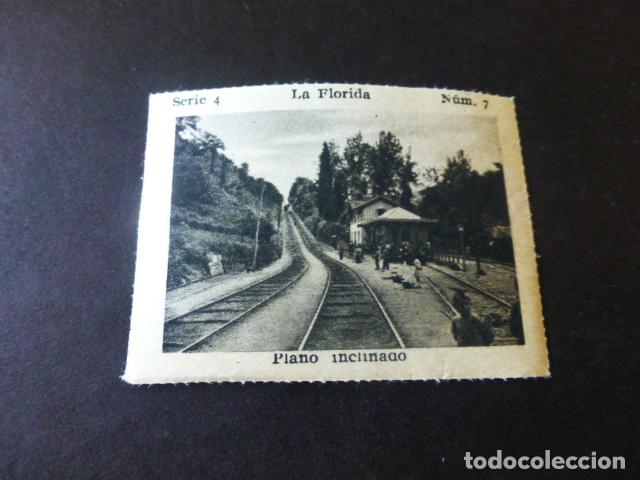 Collectable Antique Stickers: LA FORIDA ASTURIAS PLANO INCLINADO ANTIGUO CROMO A&Ntilde;OS 30
