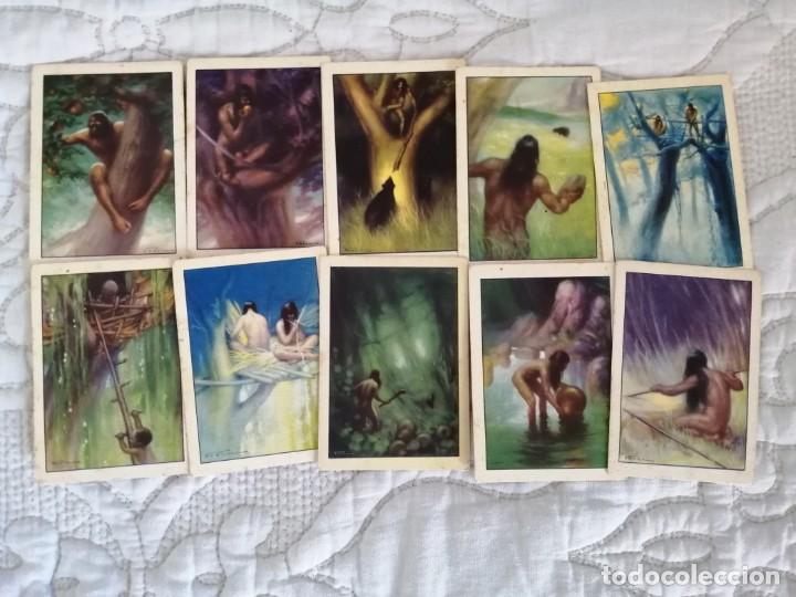 Coleccionismo cromos antiguos: HISTORIA DEL PROGRESO HUMANO (VERSI&Oacute;N PEQUE&Ntilde;A). COMPLETA 36 CROMOS. CHOCOLATES AMATLLER. - Foto 3
