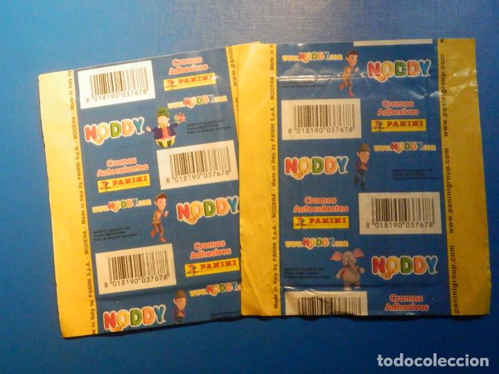 Coleccionismo cromos antiguos: Dos sobres de cromos - Noddy - Sin abrir - Panini - Foto 2