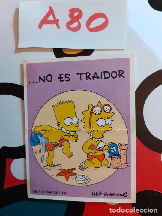 Coleccionismo cromos antiguos: bollycao los simpsons - Foto 1