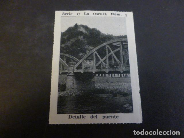 Coleccionismo Cromos antiguos: LA OSCURA ASTURIAS PUENTE ANTIGUO CROMO A&Ntilde;OS 30