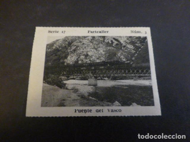 Collectable Antique Stickers: PARTEALLER ASTURIAS PUENTE DEL VASCO ANTIGUO CROMO A&Ntilde;OS 30