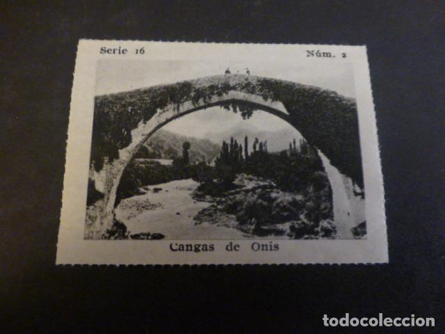 Collectable Antique Stickers: CANGAS DE ONIS ASTURIAS PUENTE ANTIGUO CROMO A&Ntilde;OS 30