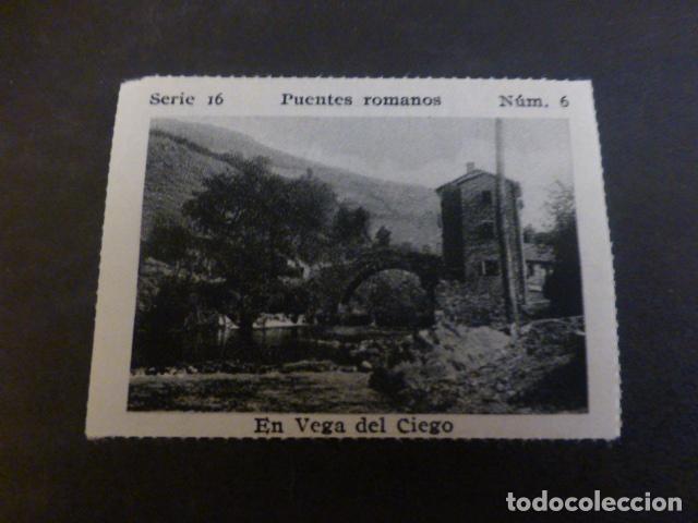 Coleccionismo Cromos antiguos: VEGA DEL CIEGO ASTURIAS PUENTE ANTIGUO CROMO A&Ntilde;OS 30