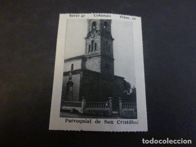 Collectable Antique Stickers: COLUNGA ASTURIAS PARROQUIAL DE SAN CRISTOBAL ANTIGUO CROMO A&Ntilde;OS 30