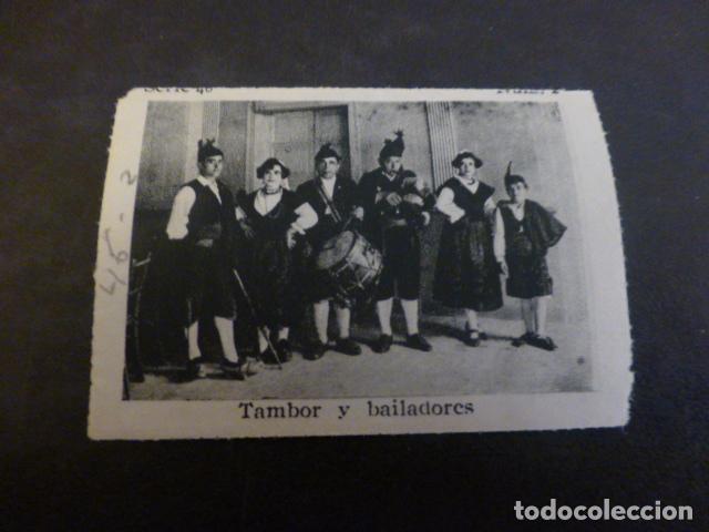 Collectable Antique Stickers: ASTURIAS COSTUMBRES ASTURIANAS TAMBOR Y BAILADORES ANTIGUO CROMO A&Ntilde;OS 30