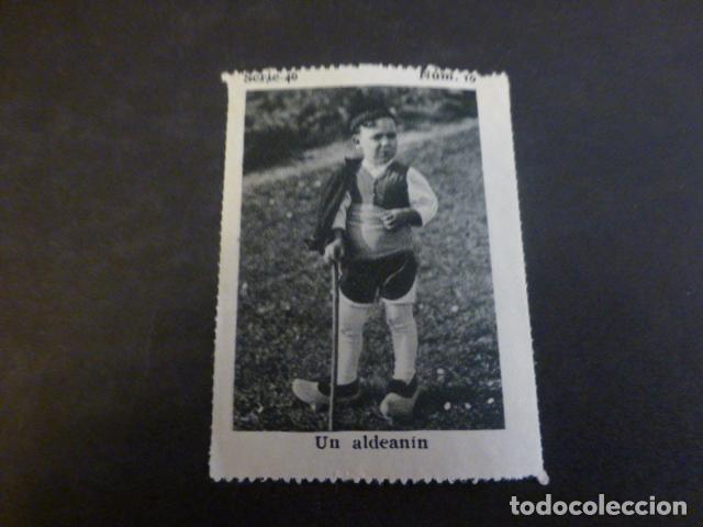 Coleccionismo Cromos antiguos: ASTURIAS COSTUMBRES ASTURIANAS UN ALDEANIN ANTIGUO CROMO A&Ntilde;OS 30