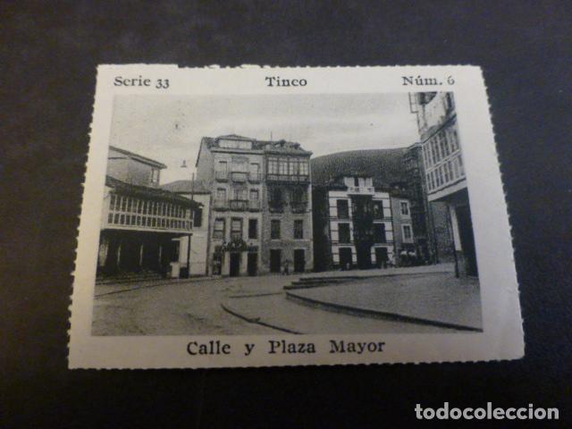 Collectable Antique Stickers: TINEO ASTURIAS CALLE Y PLAZA MAYOR ANTIGUO CROMO A&Ntilde;OS 30