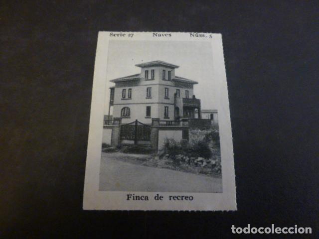 Coleccionismo Cromos antiguos: NAVES ASTURIAS FINCA DE RECREO ANTIGUO ANTIGUO CROMO A&Ntilde;OS 30