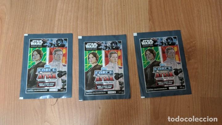 Coleccionismo cromos antiguos: LOTE 3 SOBRES CROMOS STAR WARS - Foto 1