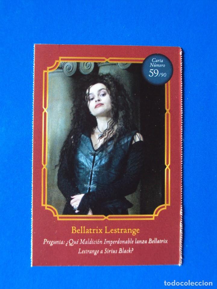 Coleccionismo cromos antiguos: HARRY POTTER WIZARDING WORLD NUMERO 59 BELLATRIX LESTRANGE CARREFOUR 2020 - Foto 1