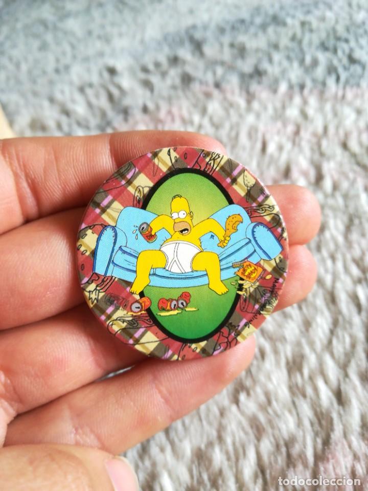 Coleccionismo cromos antiguos: Tazo N&deg; 13 the Simpsons 2000 magic box int - Foto 1