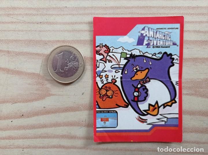 Collectable Antique Stickers: Cromo Antartic Adventure Konami Bollycao