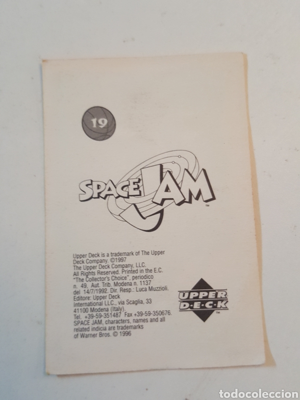 Coleccionismo cromos antiguos: Cromo N&deg; 19 Space Jam Upper Deck 1997 - Foto 2