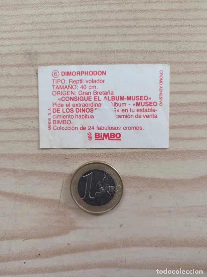 Coleccionismo cromos antiguos: Cromo Dimorphodon 6 Bimbo - Foto 2